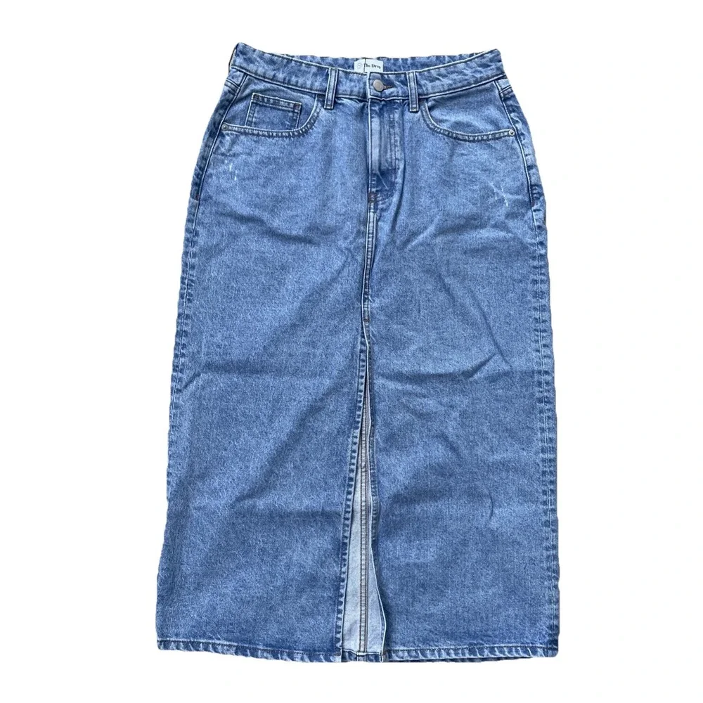 Women's The Drop Denim Skirt Dixon‎ Size Medium Waist: 30